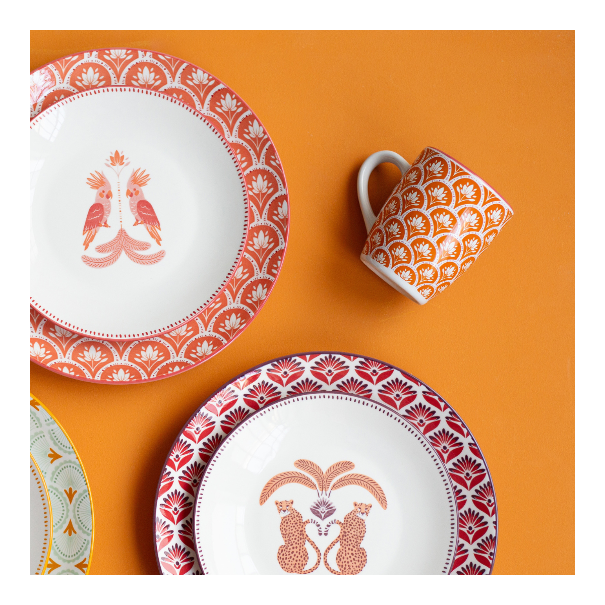 Lot de 6 mugs, ZOELA