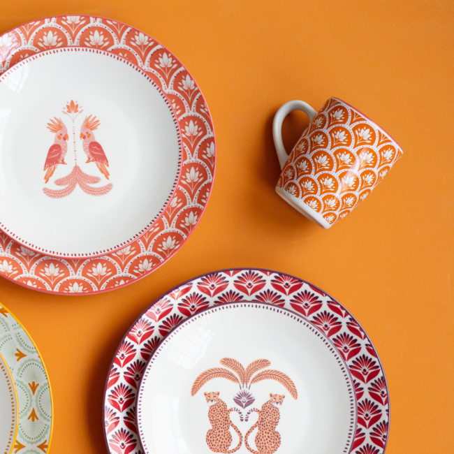 Lot de 6 mugs, ZOELA