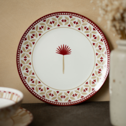 Lot de 6 grandes assiettes, SABELA