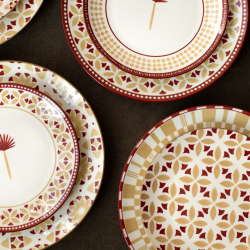 Lot de 6 petites assiettes, SABELA