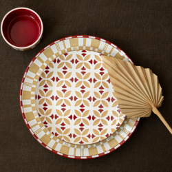 Lot de 6 petites assiettes, SABELA