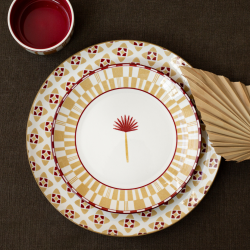 Lot de 6 petites assiettes, SABELA