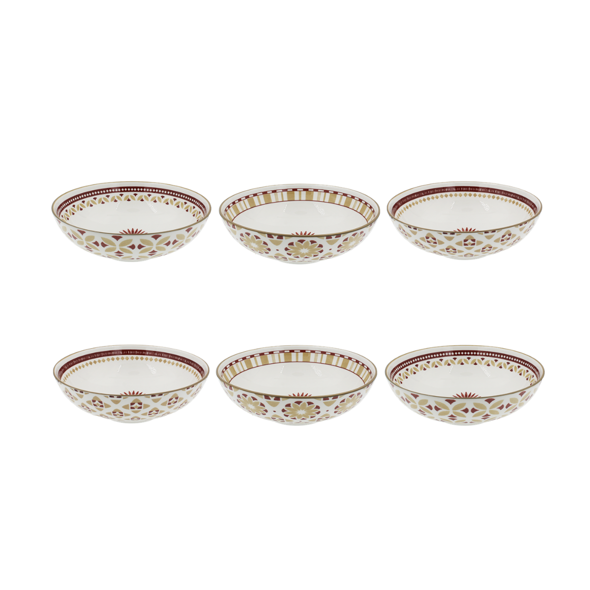 Lot de 6 petites creuses, SABELA