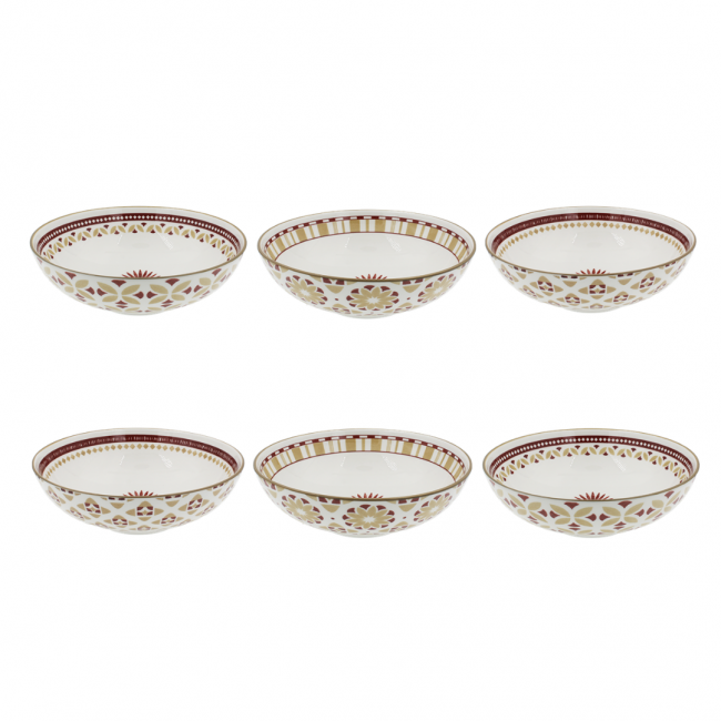 Lot de 6 petites creuses, SABELA
