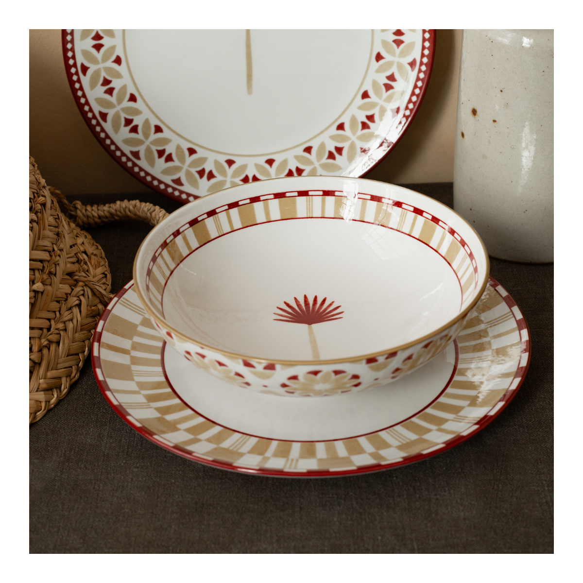 Lot de 6 petites creuses, SABELA