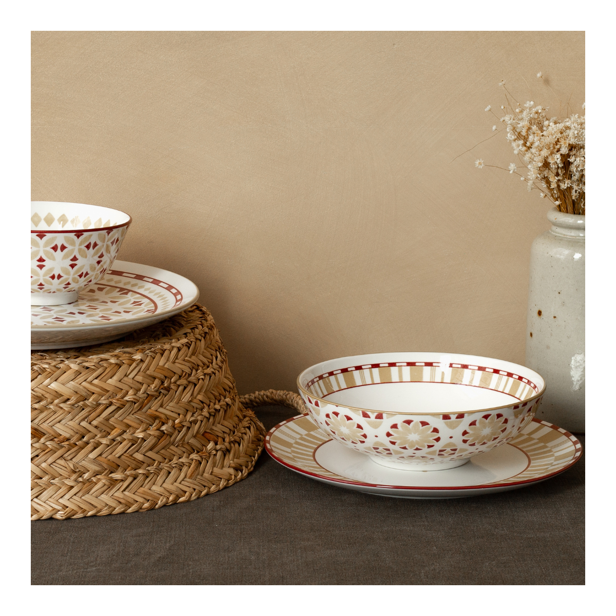 Lot de 6 petites creuses, SABELA