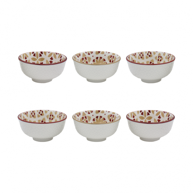 Lot de 6 petits bols, SABELA