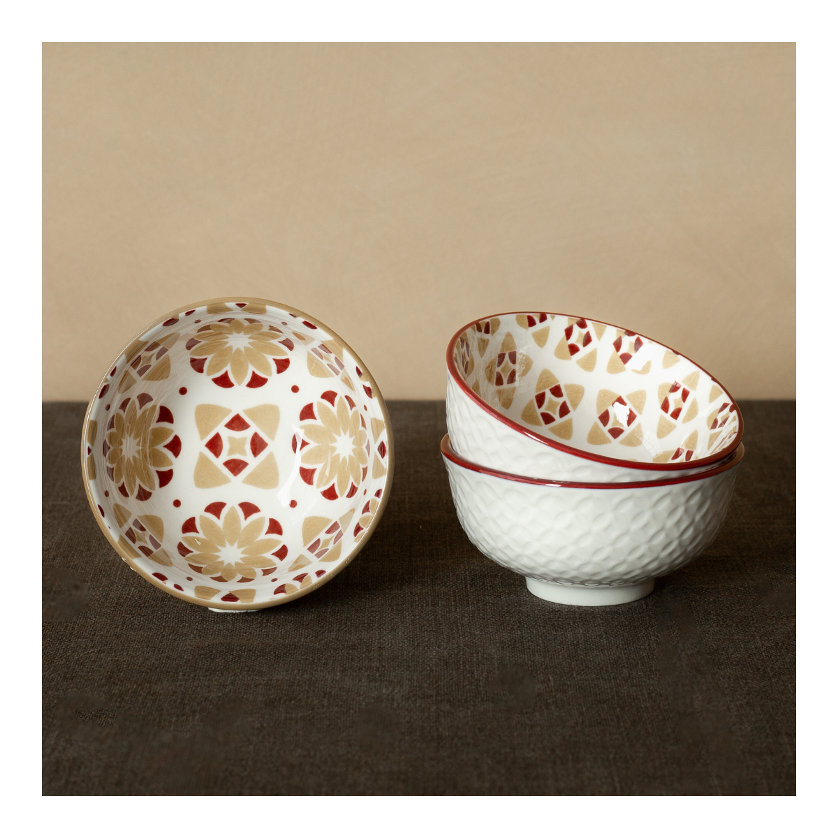 Lot de 6 petits bols, SABELA