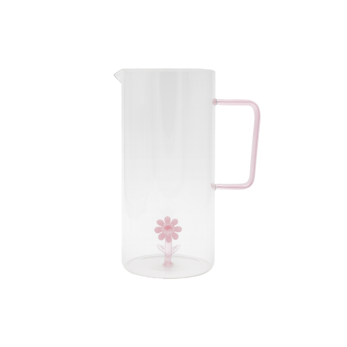Carafe en verre avec fleur, FLORA
