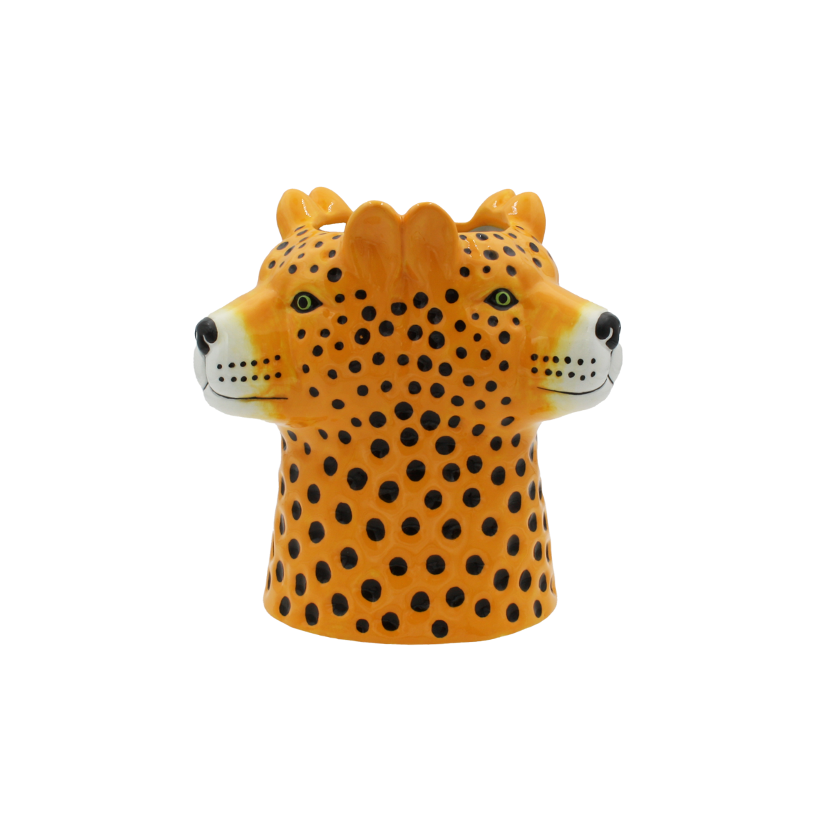Vase forme tête de léopard, ZOELA