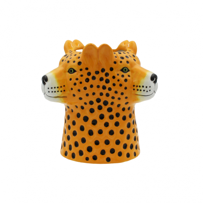 Vase forme tête de léopard, ZOELA