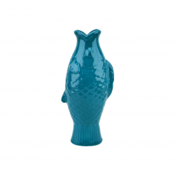 Vase poisson bleu, Studio Rosalie