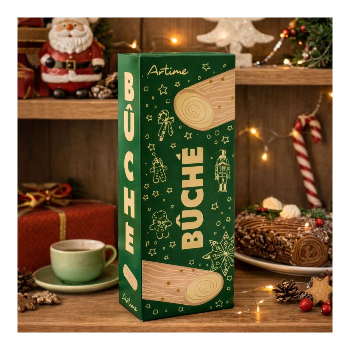 Coffret création bûche de noël, Cook Book