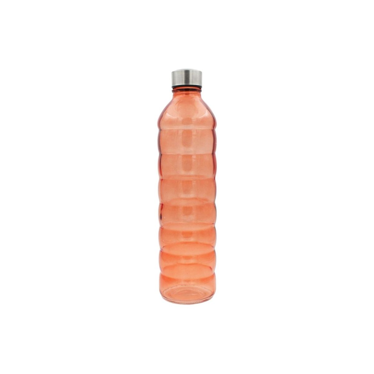 Bouteille orange en verre coloré, GLOUPOP