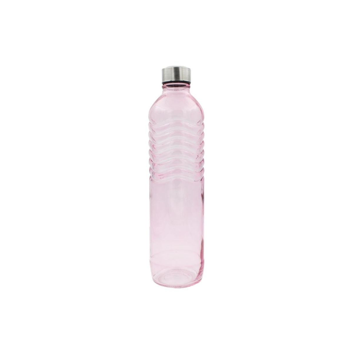 Bouteille rose en verre coloré, GLOUPOP