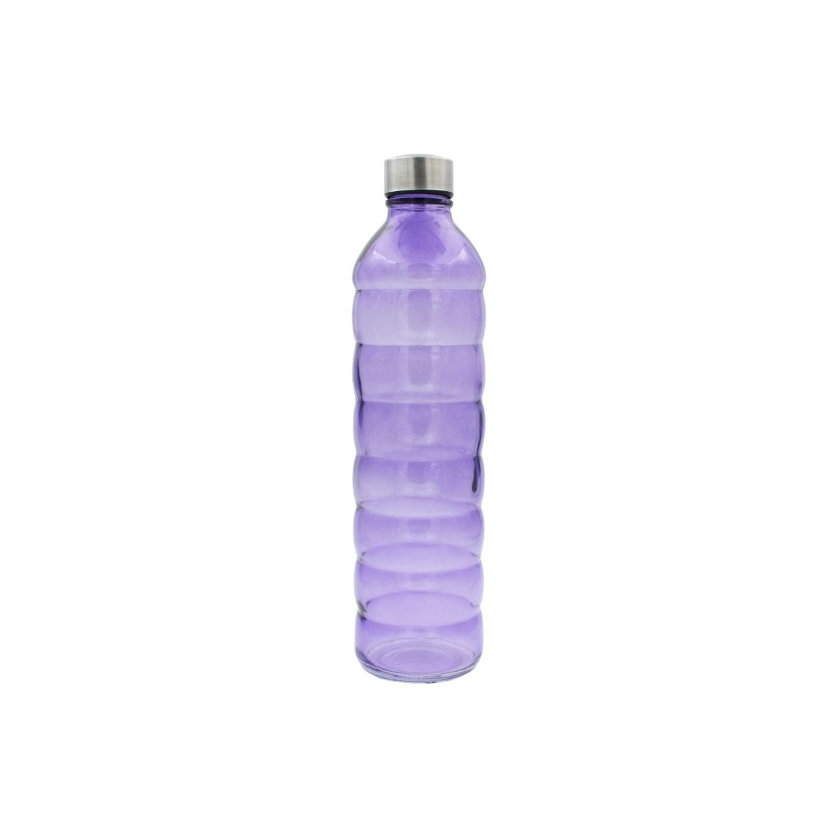 Bouteille violette en verre coloré, GLOUPOP