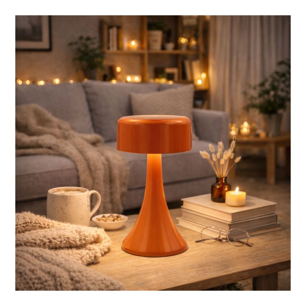 Lampe à poser terracotta, LUCI