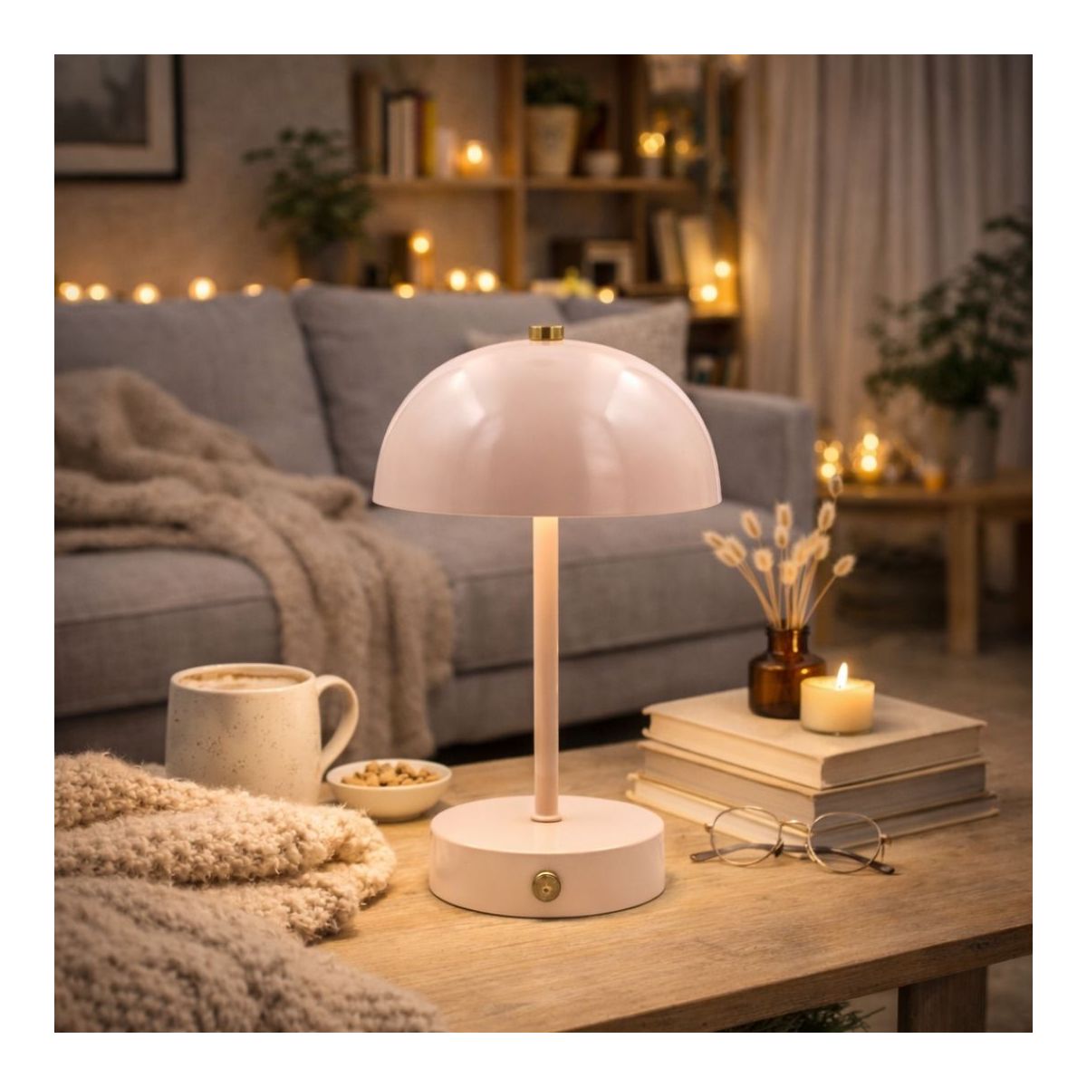 Lampe à poser beige, LUCI