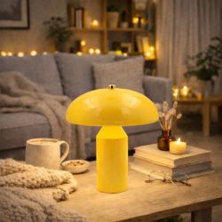 Lampe à poser jaune, LUCI