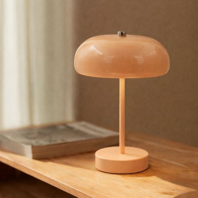 Lampe à poser rose, LUCI