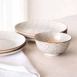 Lot de 6 petites assiettes à dessert, SLOW