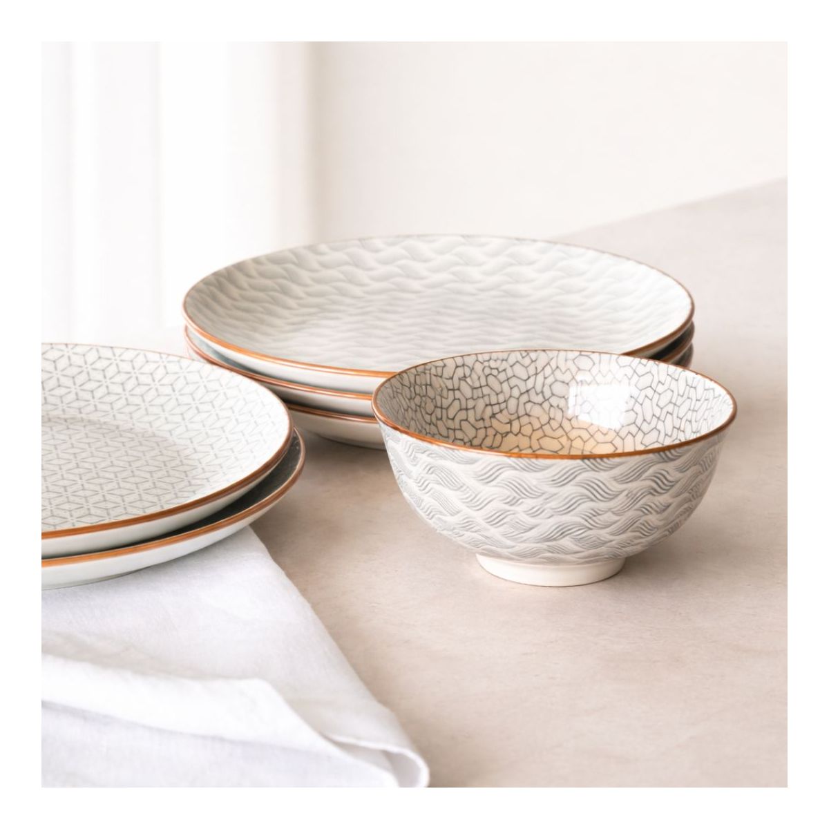 Service à vaisselle 24 pièces, SLOW