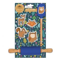 Lot de 6 accessoires forme Hibou, HAPPY CAKE