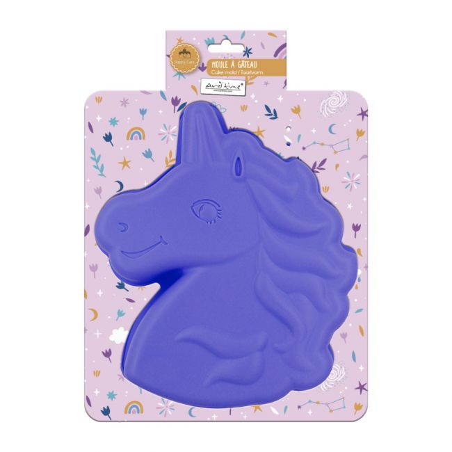 Moule à gâteau en silicone forme Licorne, HAPPY CAKE