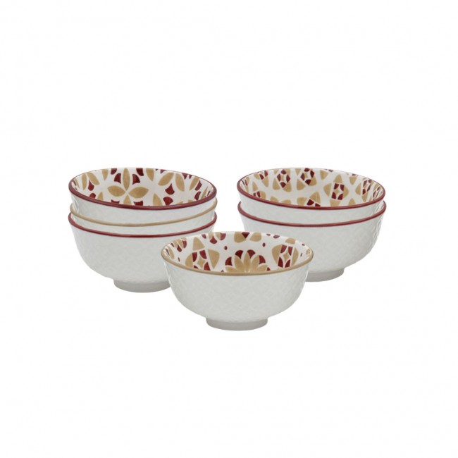 Lot de 6 petits bols, SABELA