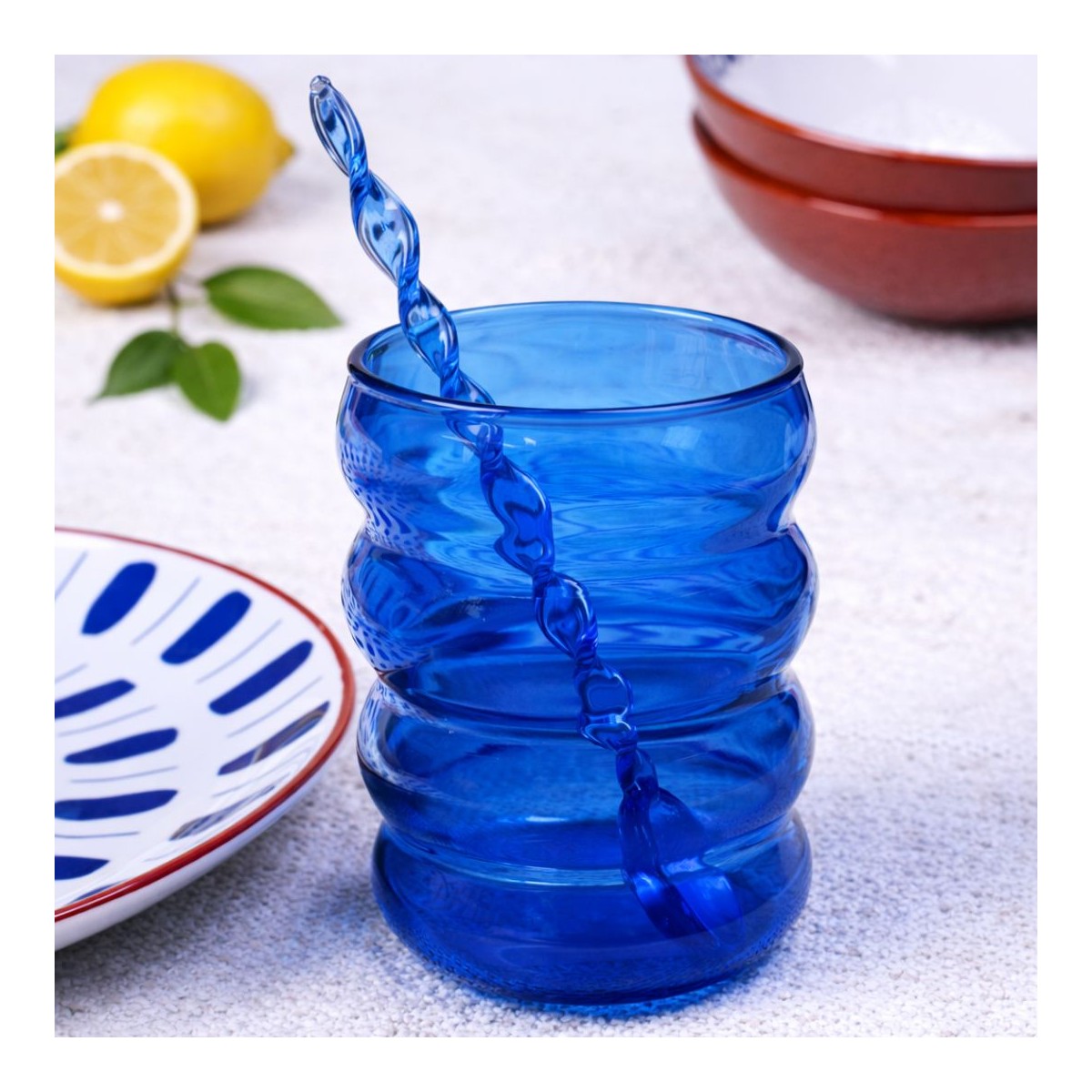 Lot de 6 verres, SANTORIN