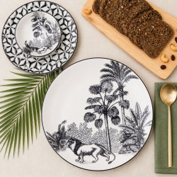 Lot de 6 assiettes à dessert, SAVANA