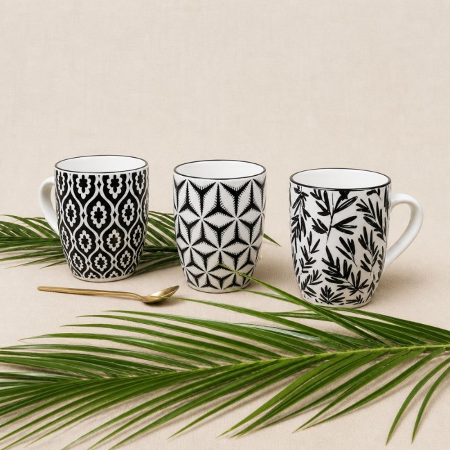 Lot de 6 mugs, SAVANA