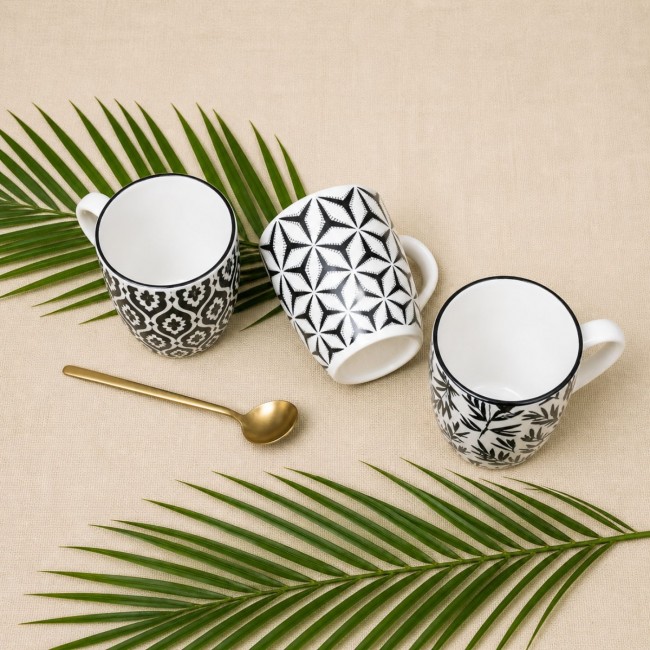 Lot de 6 mugs, SAVANA