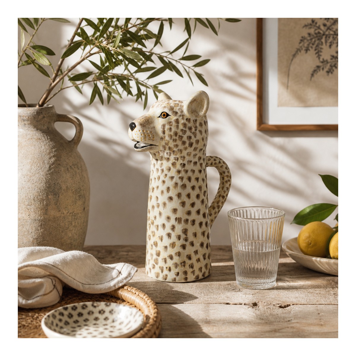 Carafe en forme de léopard, ZOELA