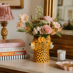 Vase forme tête de léopard, ZOELA