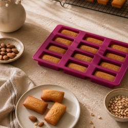 Moule 15 mini financiers en silicone