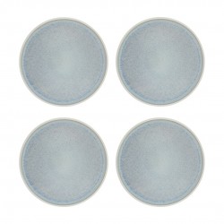 Lot de 4 grandes assiettes, BOREA