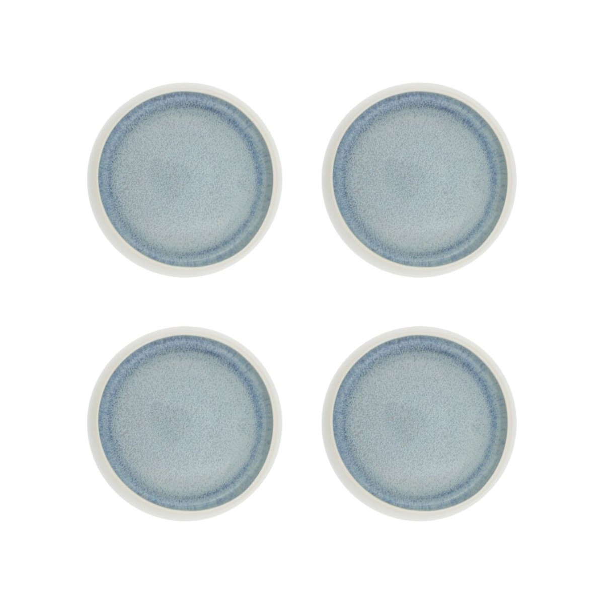 Lot de 4 petites assiettes, BOREA