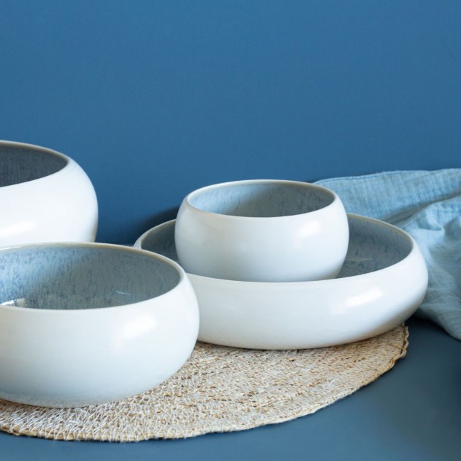 Lot de 4 assiettes creuses, BOREA