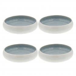 Lot de 4 assiettes creuses, BOREA