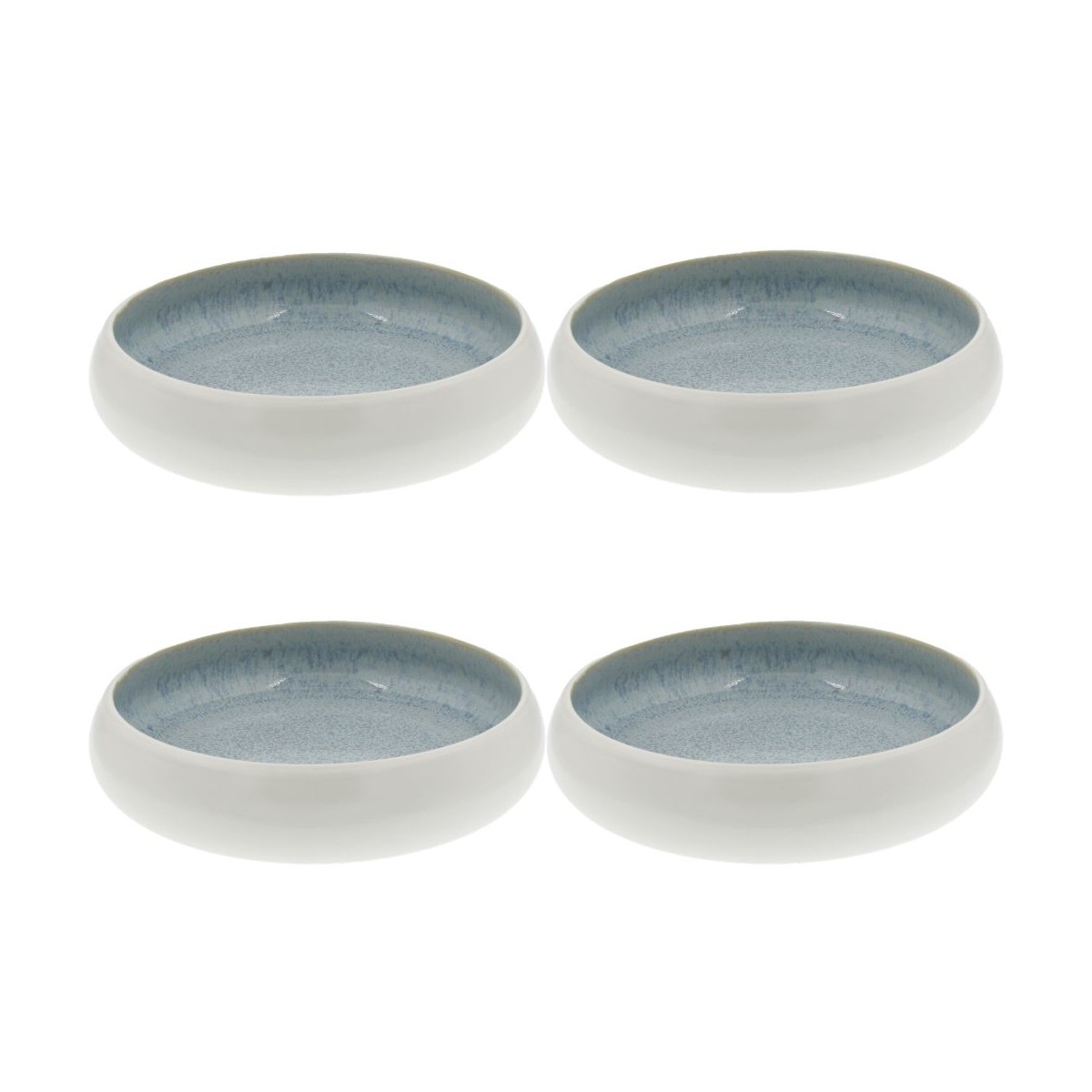 Lot de 4 assiettes creuses, BOREA