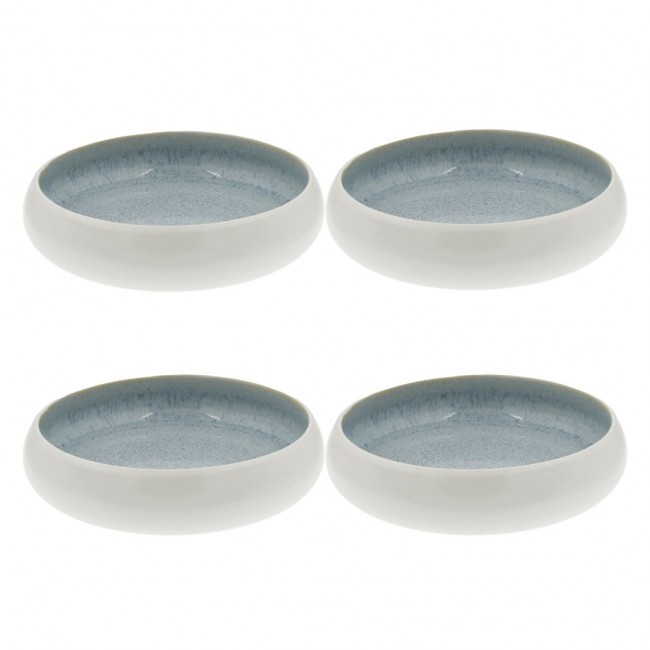 Lot de 4 assiettes creuses, BOREA