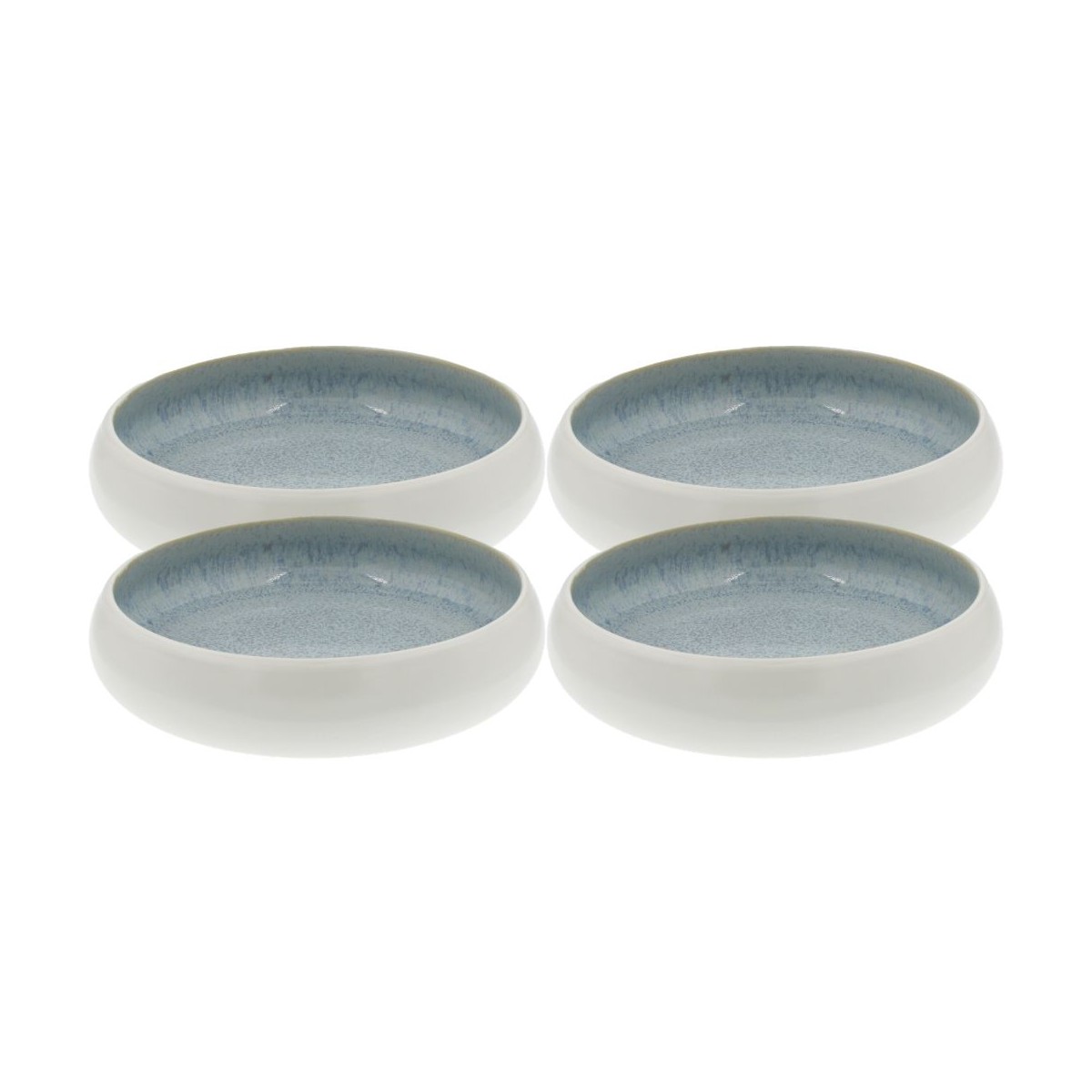 Lot de 4 assiettes creuses, BOREA