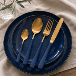 Service d'assiettes et ménagères 42 pièces, BLUE MOON