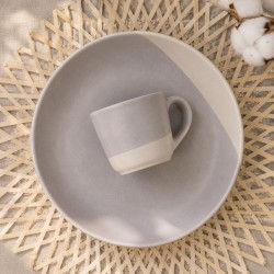 Lot de 6 assiettes creuses, TERRE DE SIENNE