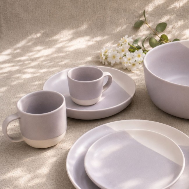 Lot de 6 mugs, TERRE DE SIENNE