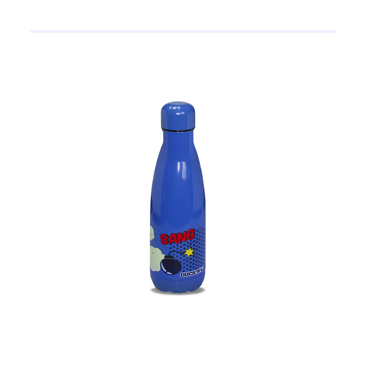 EC-BOUT350BANG Bouteille Isotherme Bleu Marine Motif BD 350ML, Duck'n