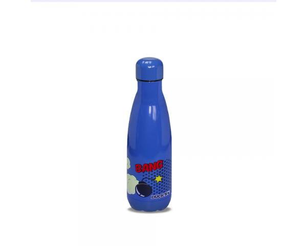 EC-BOUT350BANG Bouteille Isotherme Bleu Marine Motif BD 350ML, Duck'n EC-BOUT350BANG Bouteille Isotherme Bleu Marine Motif BD 350ML, Duck'n