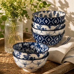 Lot de 6 bols médiums, MAJORELLE