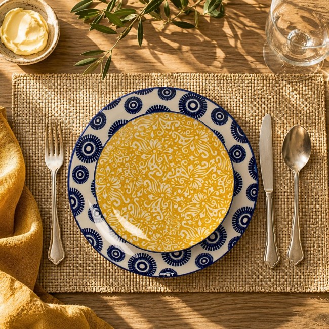 Lot de 6 assiettes à dessert design 2, SABAE